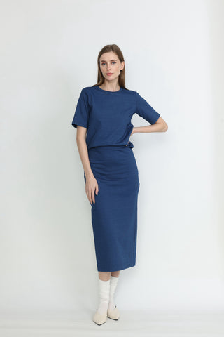 Alice Springs T-Shirt - Jersey T-shirt in denim blue