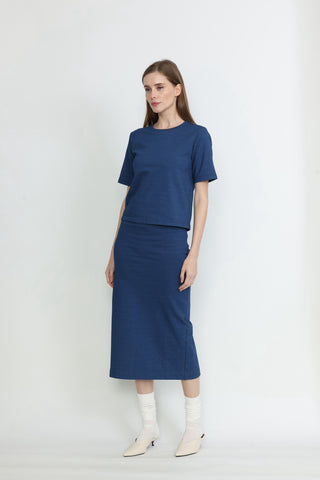 Alice Springs T-Shirt - Jersey T-shirt in denim blue