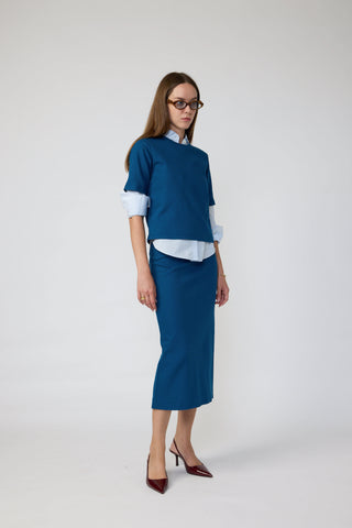 Alice Springs T-Shirt - Jersey T-shirt in aqua blue