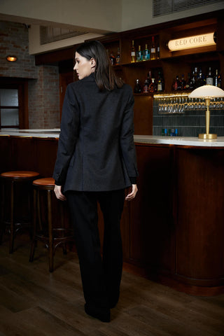 Barcelos Coat - Peacoat in wool/cashmere blend