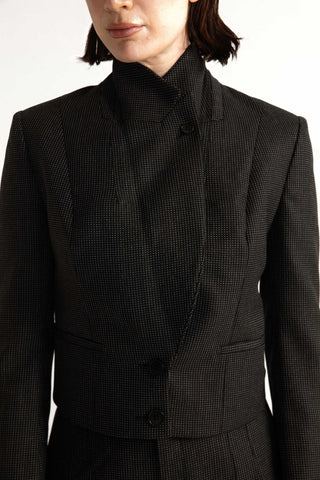Barreiro Jacket - Short fitted jacket in black