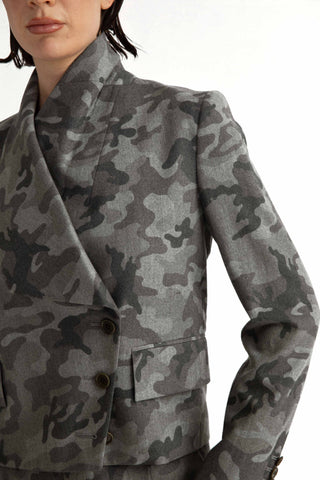 Eslov Jacket - Cropped jacket in grey