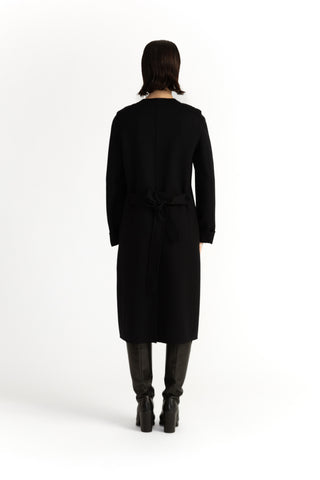 Falun Jacket - Double-sided light coat in black