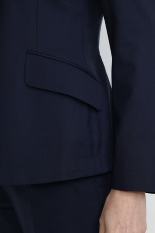 Balerna Jacket - Suit fitted jacket in navy