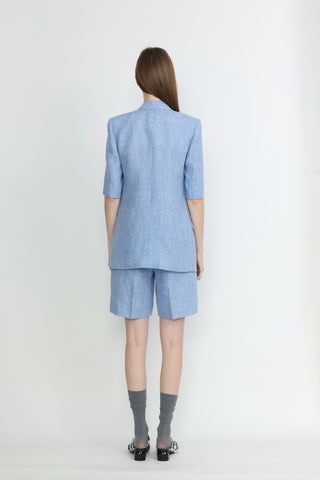 Bern Jacket & Cairns Shorts in Light Blue