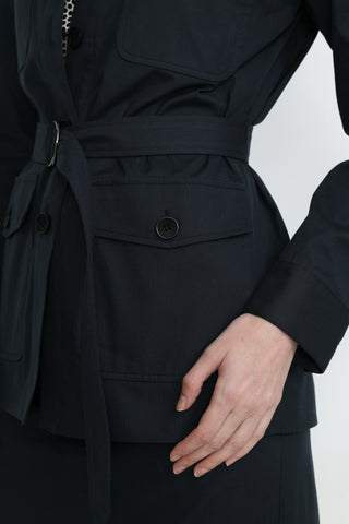 Rolle Shirt Jacket in Charcoal Black