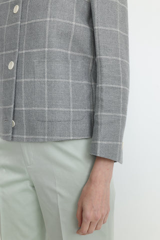 Shepparton Jacket -  Short jacket in Light Grey