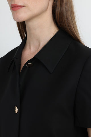Wagga Wagga Jacket - Short sleeve jacket in black