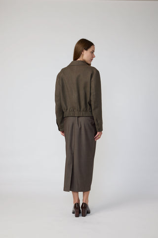 Almere Jacket - Bomber jacket in khaki green
