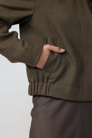 Almere Jacket - Bomber jacket in khaki green