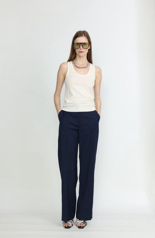 Devonport Knit Camisole in White