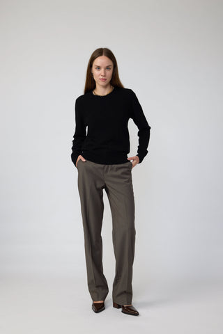 Linkoping Sweater - Knit sweater in black
