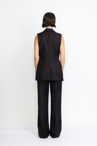 Bordeaux Limited Edition Trousers - Bootcut trousers in night brown