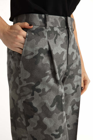 Umea Trousers - Tapered trousers in grey