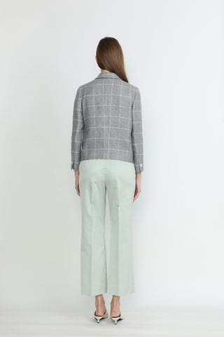 Hervey Bay - Fitted cropped trousers in mint
