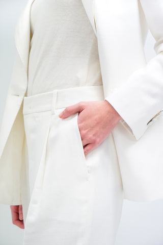 Amora Jacket & Umea Trousers in White