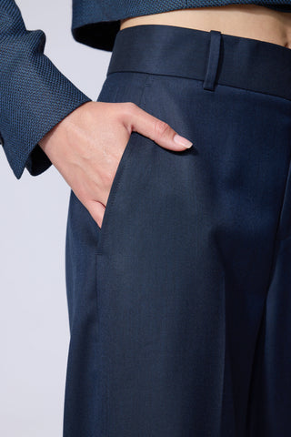 Blackpool Trousers Limited Edition - Wide leg trousers in navy