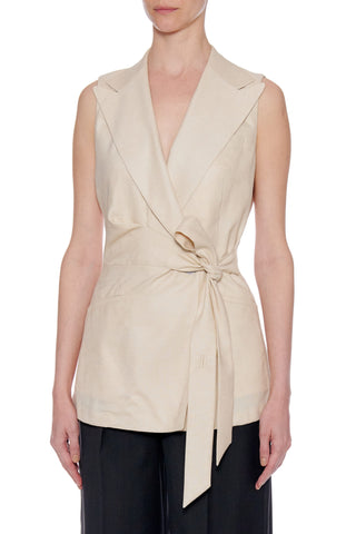 Cartagena Waistcoat - Sleeveless wrap waistcoat