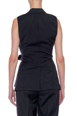 Cartagena Waistcoat - Sleeveless wrap waistcoat