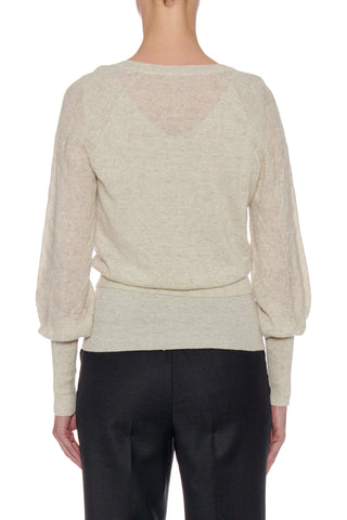 Madrid Cardigan - Contrast knit short cardigan