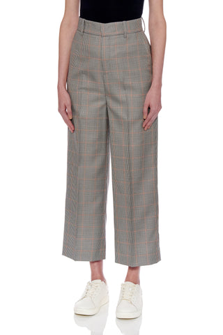 Teruel Trousers - High-waisted wideleg cropped trousers