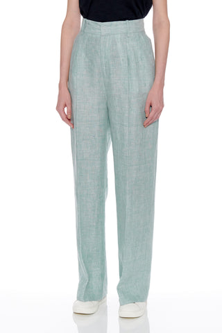 Almeria Trousers - Wide leg, high waisted long trousers