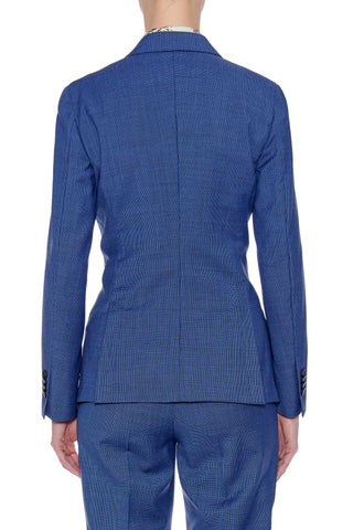 Nice Jacket - Double breasted slim fit suit jacket in blue