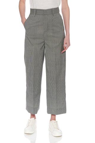 Teruel Trousers - High-waisted wideleg cropped trousers