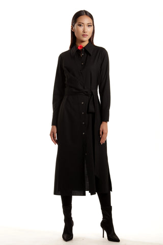 Mulhouse Dress - Everyday wrap shirt dress