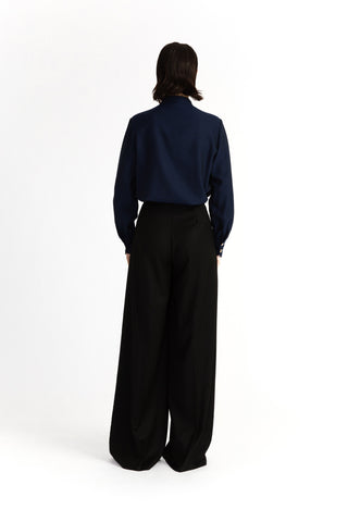 Trosa Blouse -  Cossack blouse in midnight blue