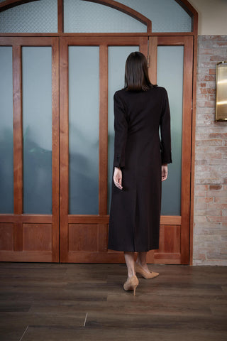 Agueda Coat - Long Double-Breasted Coat