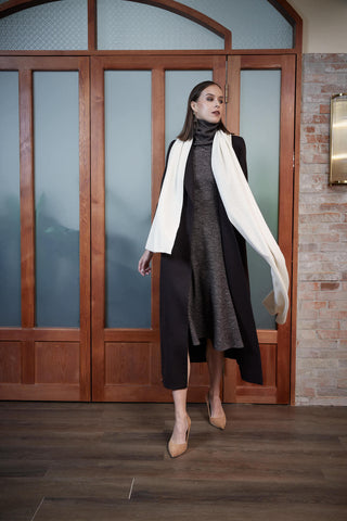 Agueda Coat - Long Double-Breasted Coat