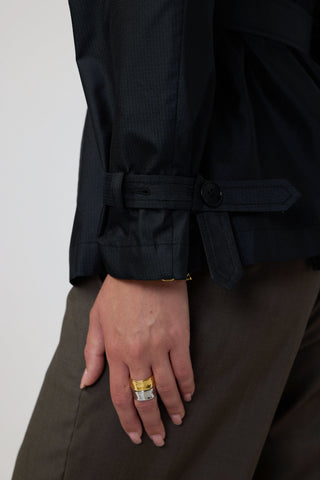 Perth Coat - Trench coat in black