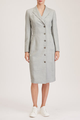 Ely Dress - Tailored long sleeves dress with side pockets