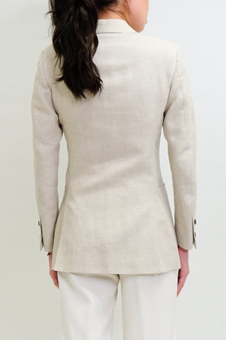 Alessandria Jacket - slim fit jacket in beige