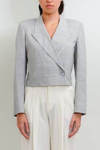 Verona Jacket - cropped jacket in grey