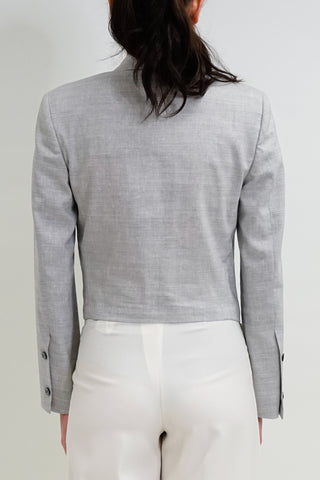Verona Jacket - cropped jacket in grey