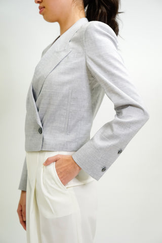 Verona Jacket - cropped jacket in grey