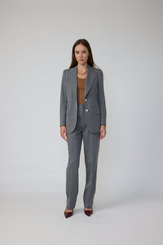 Sneek Jacket & Ede Trousers in Grey Twill