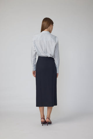 Richmond Skirt - pencil skirt in navy