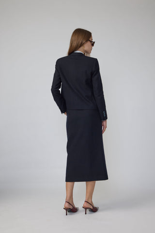 Oviedo Jacket - Double-breasted  jacket in navy