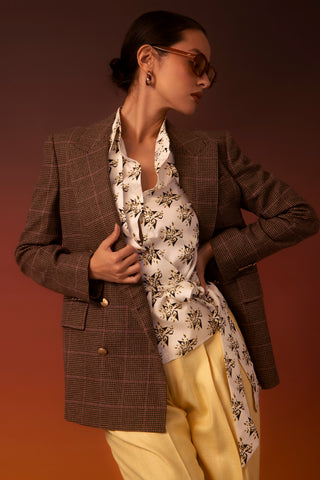 Girona-Salt Shirt - Short sleeve button-down wrap shirt