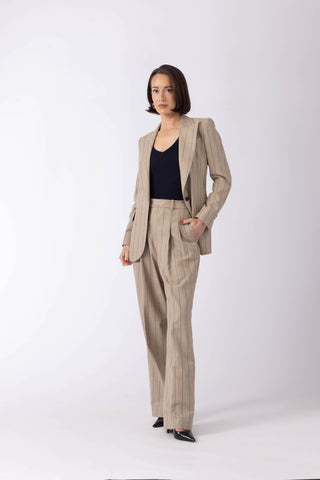 Amora Jacket & Bolsward Trousers in Sand