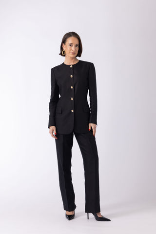 Ede Trousers - Tapered trousers in  black
