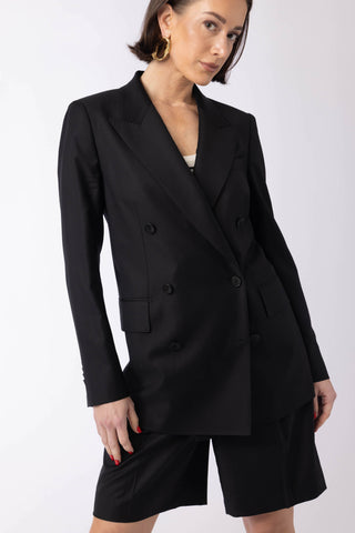 Bristol Jacket - Straight cut boyfriend style jacket in black