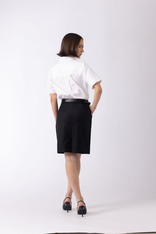 Sloten Skirt - Classic pencil skirt in black