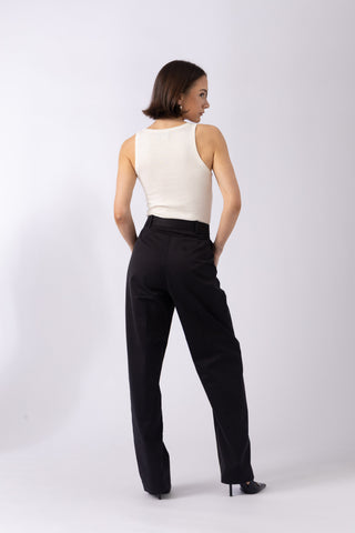 Samos Shirt Jacket & Chios Trousers in Black