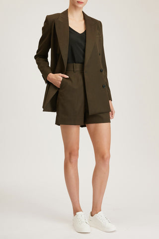 Bristol Jacket - Classic double breasted suit jacket in khaki