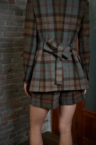 Almada Jacket - Double breasted tartan jacket