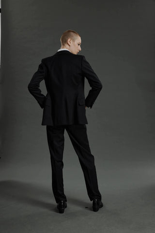 Amora - Limited Edition Jacket - Classic jacket in black wool